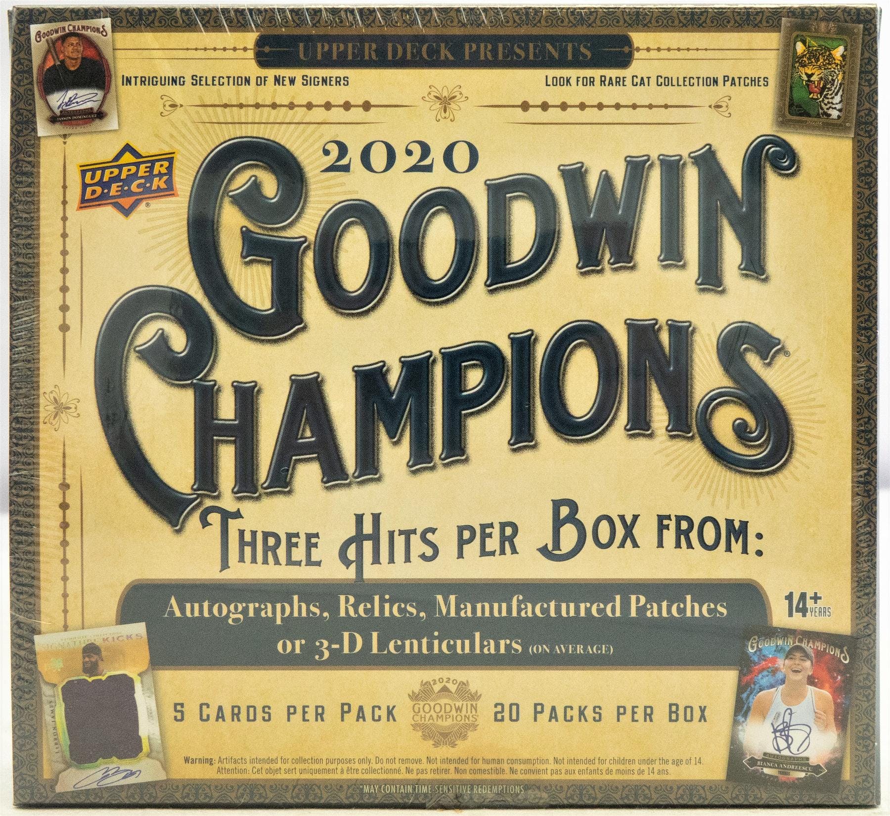 2018 Upper Deck Goodwin Champions Sealed Box