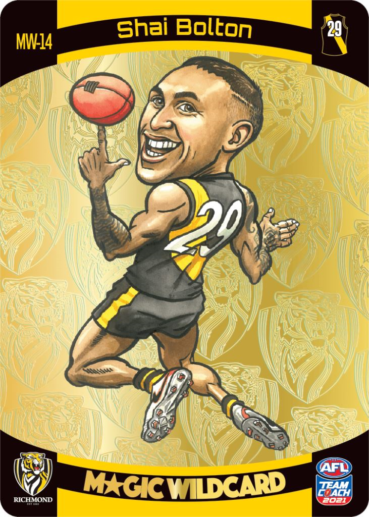 Shai Bolton, Star Wildcard, 2023 Teamcoach AFL — Ja Ja's Collectables