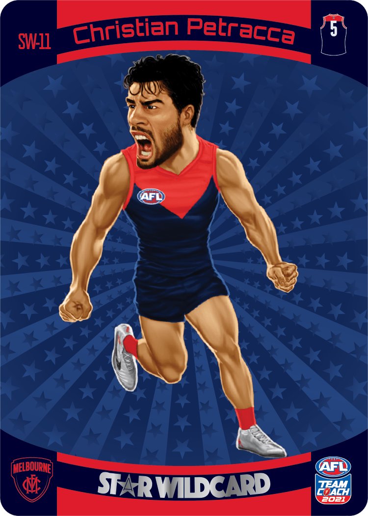 2021 AFL Teamcoach Star Wildcard SW-11 Christian Petracca