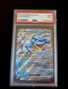 2024 Pokemon PSA 9 SV Stellar Crown #030 Blastoise EX