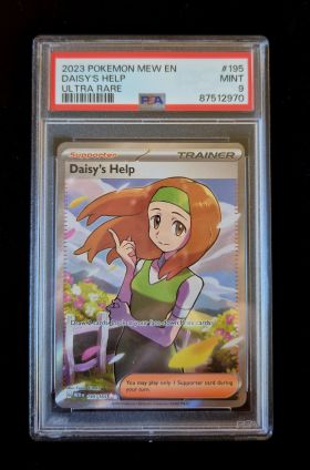 2023 Pokemon PSA 9 SV 151 Daisy's Help Ultra Rare TRAINER